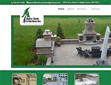 Tablet Screenshot of betteryardsandgardens.com